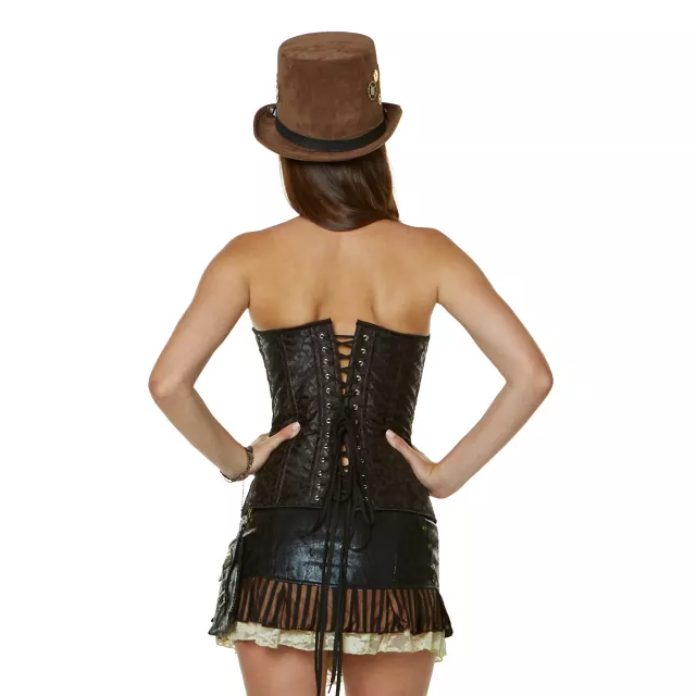 Applique Steampunk Corset at Spirit Halloween