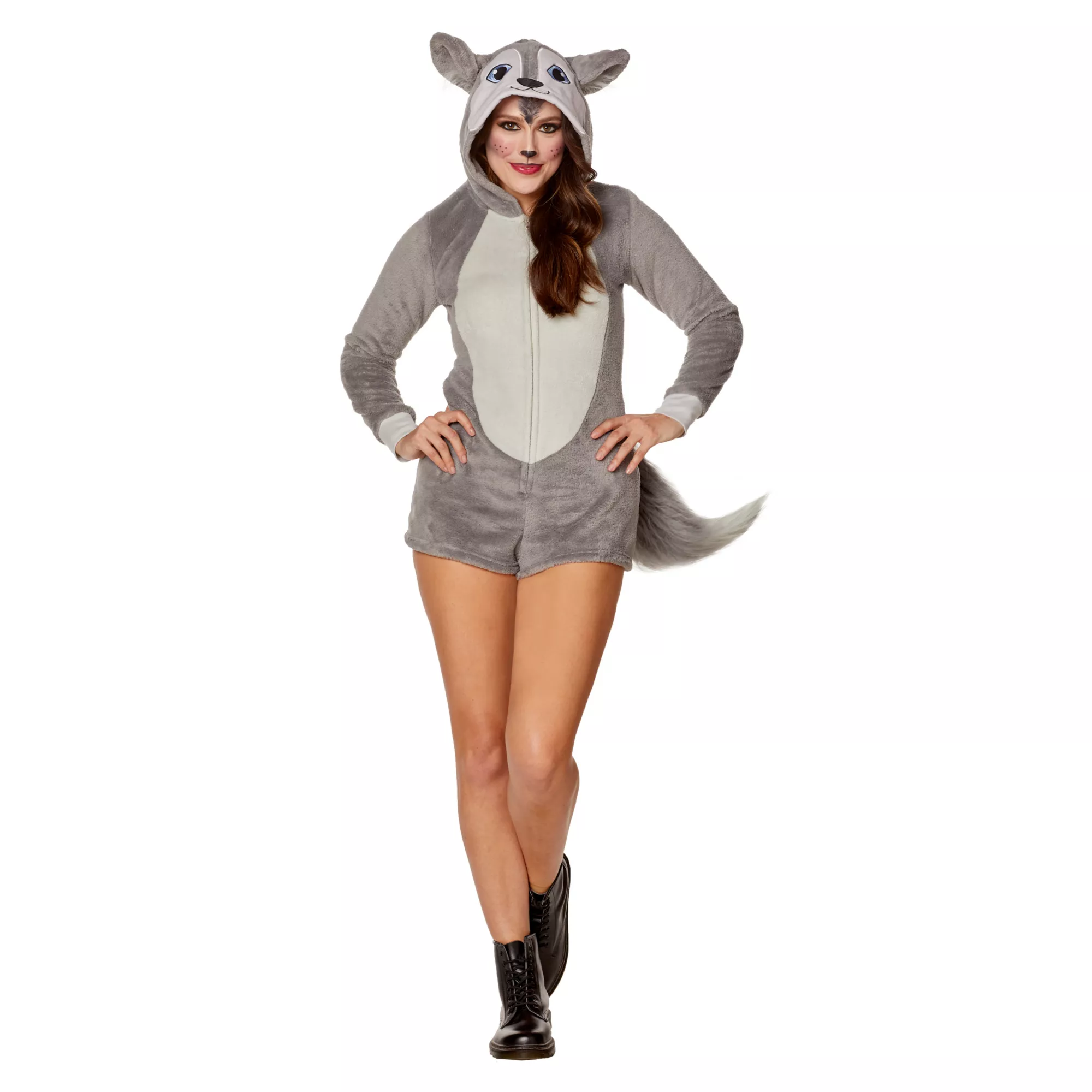 Adult Wolf Romper Costume at Spirit Halloween