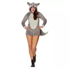 Adult Wolf Romper Costume at Spirit Halloween
