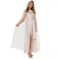 Adult White Lace Cape at Spencer's