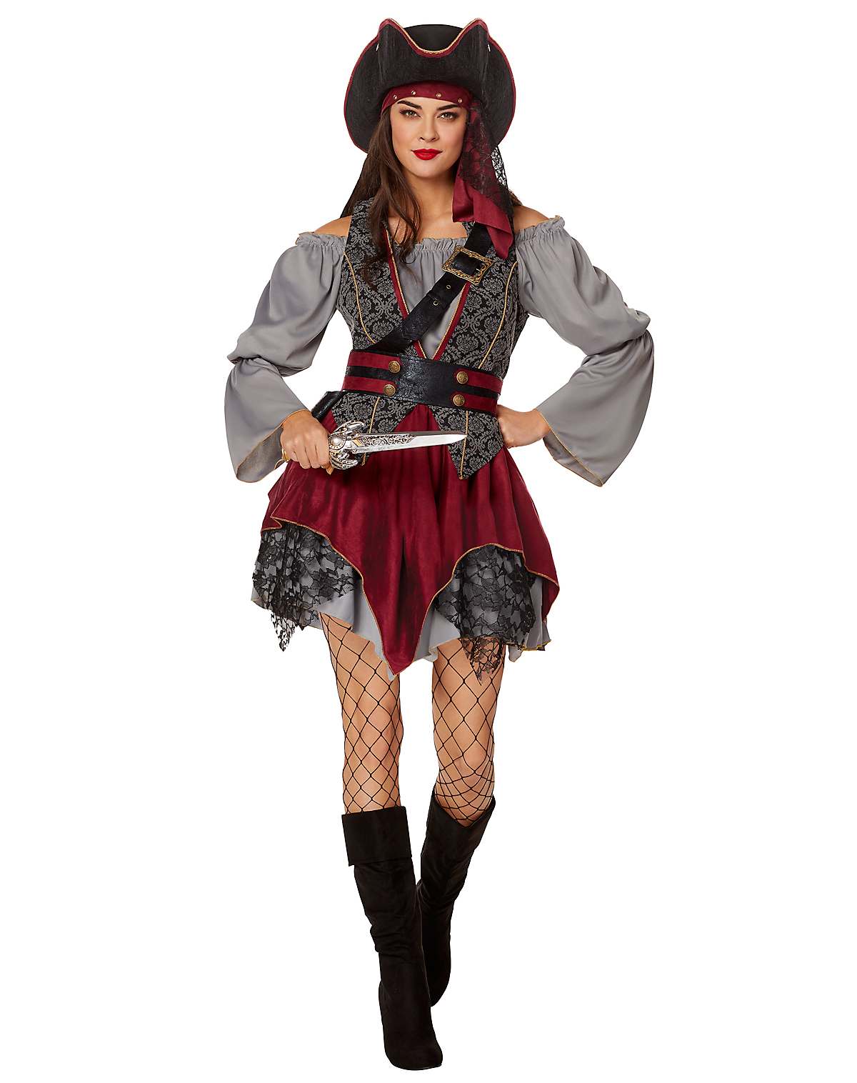 Adult Castaway Cutie Pirate Costume - The Signature Collection