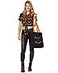 Adult Tie Front Pumpkin Shirt and Tote Bag