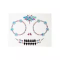 Skeleton Gem Face Decal at Spirit Halloween