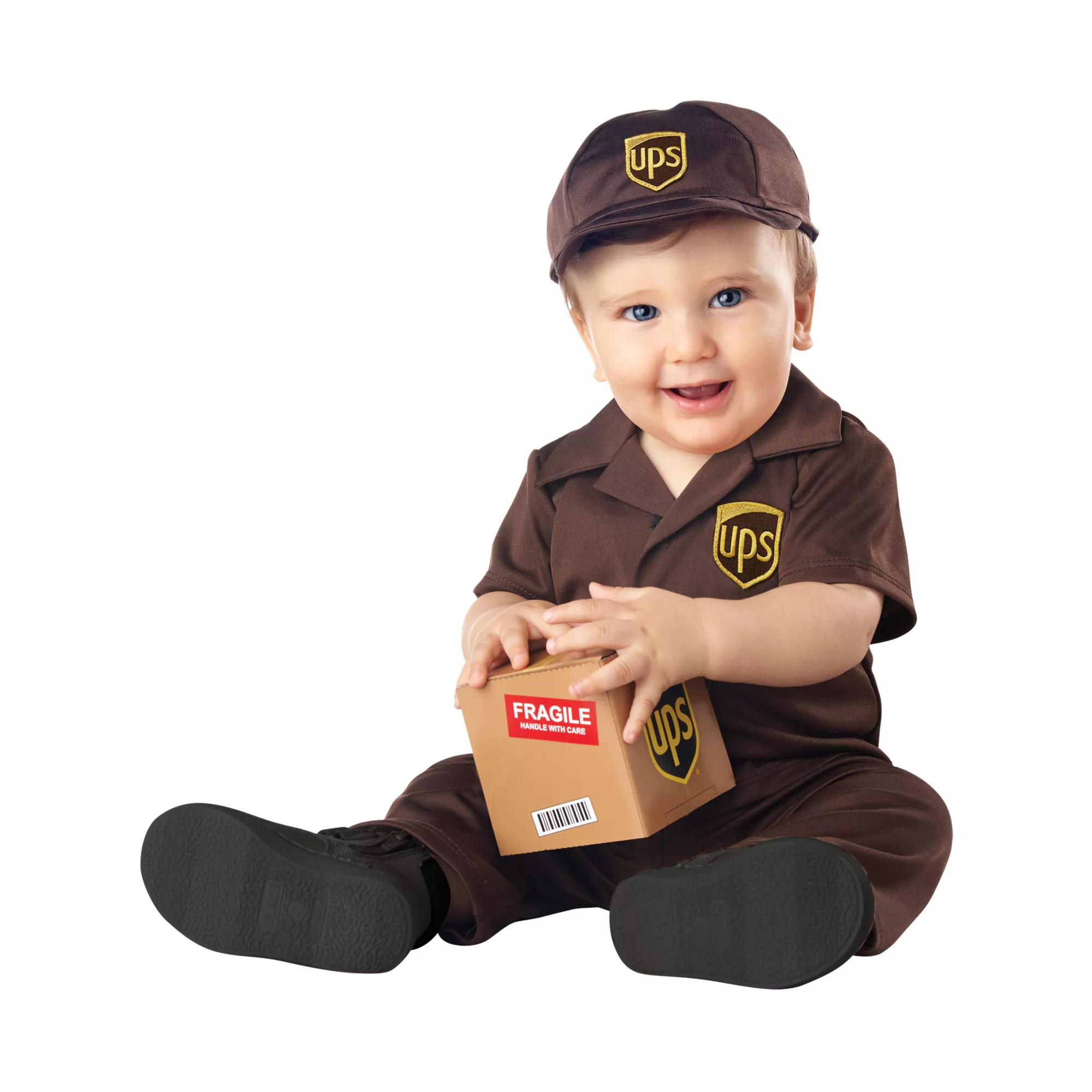 Baby UPS Worker Costume at Spencer's