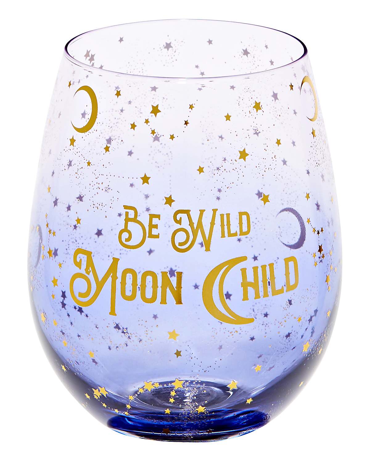 Be Wild Moon Child Stemless Glass