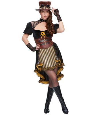 Adult Steampunk Lady Costume 