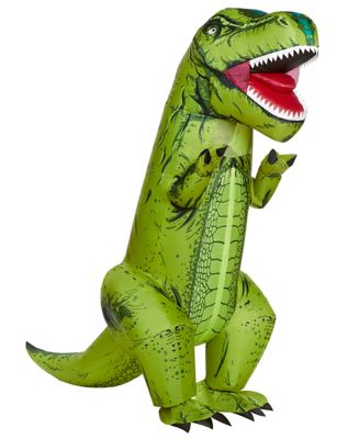 Kid's Green Dinosaur Inflatable Costume by Spirit Halloween