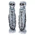21 Inch Welcome Tombstone Pillars at Spirit Halloween