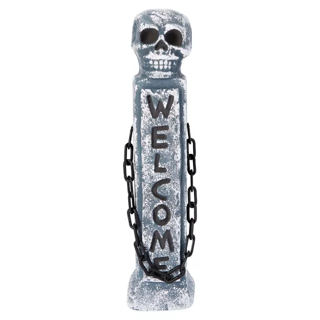 21 Inch Welcome Tombstone Pillars at Spirit Halloween