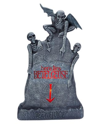 LED Here Lies Beetlejuice Tombstone - Spirithalloween.com