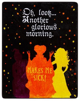 Hocus Pocus Makes Me Sick Fleece Blanket