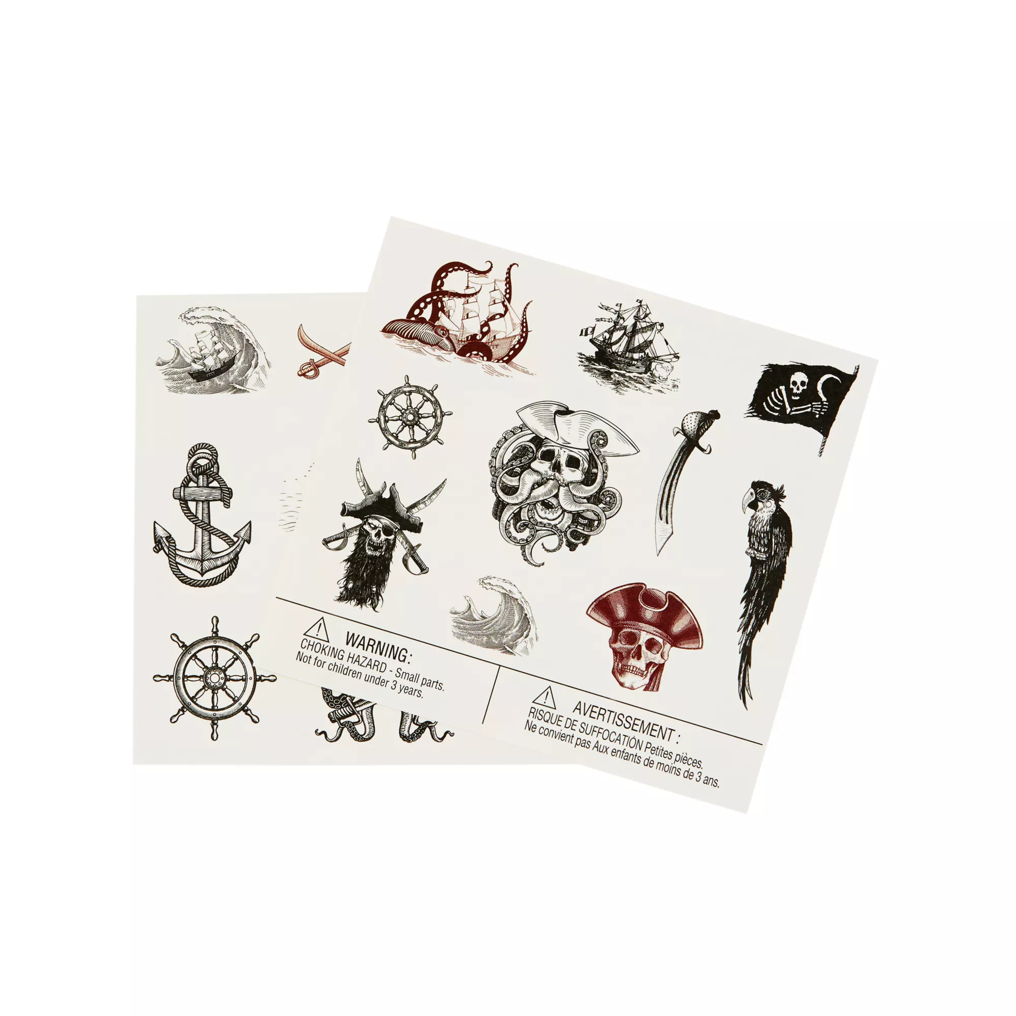Pirate Temporary Tattoos at Spirit Halloween