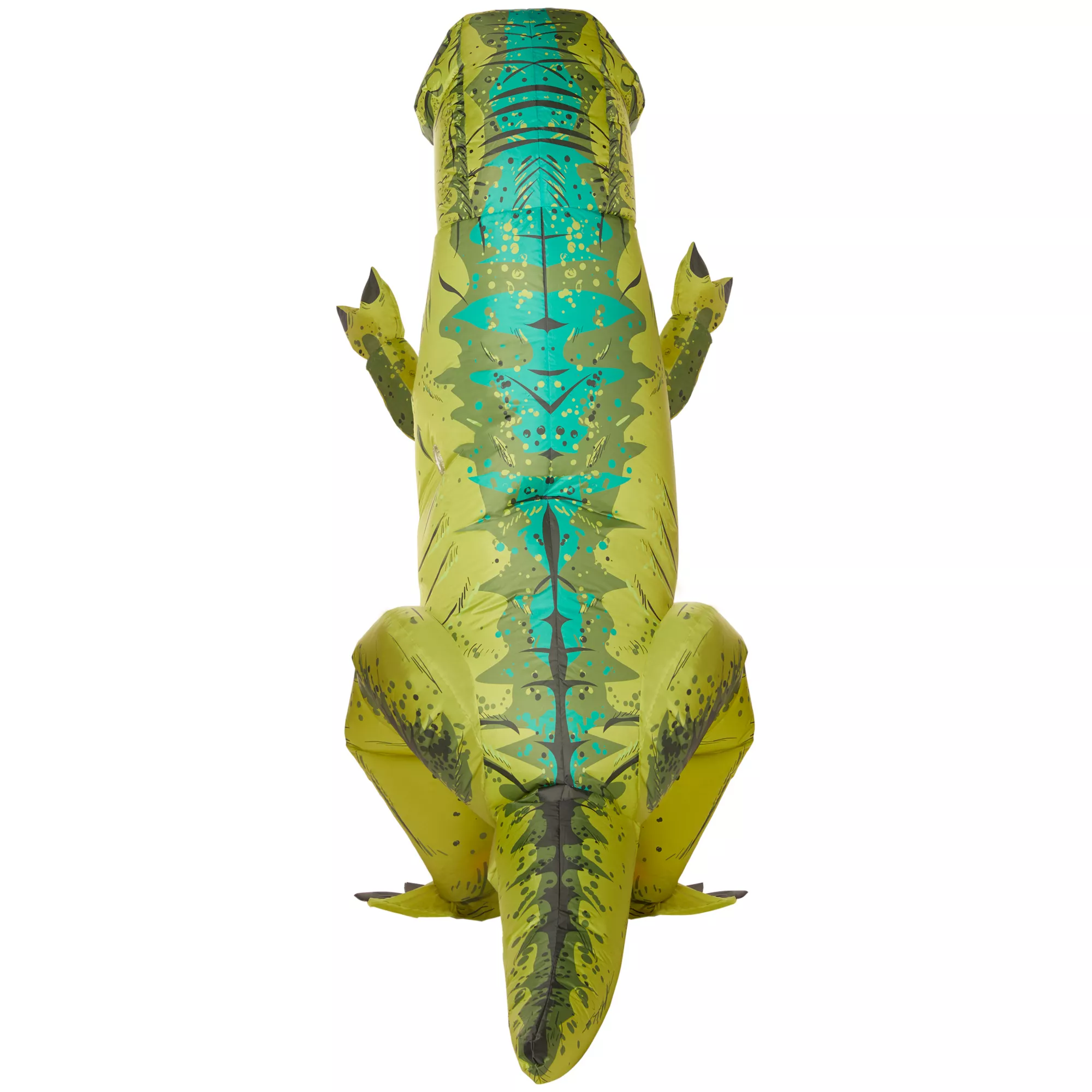 Adult Green Dinosaur Inflatable Costume at Spirit Halloween