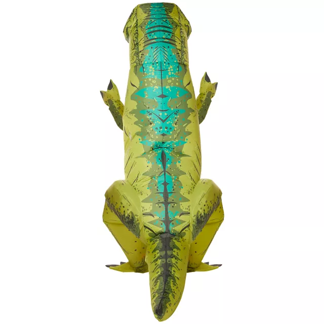 Adult Green Dinosaur Inflatable Costume - Spirithalloween.com