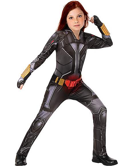 Marvel Avengers Black Widow Halloween Dress Up Costume Girls Child Large 12-14 