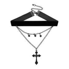 Kids Cross Chain Choker Necklace at Spirit Halloween