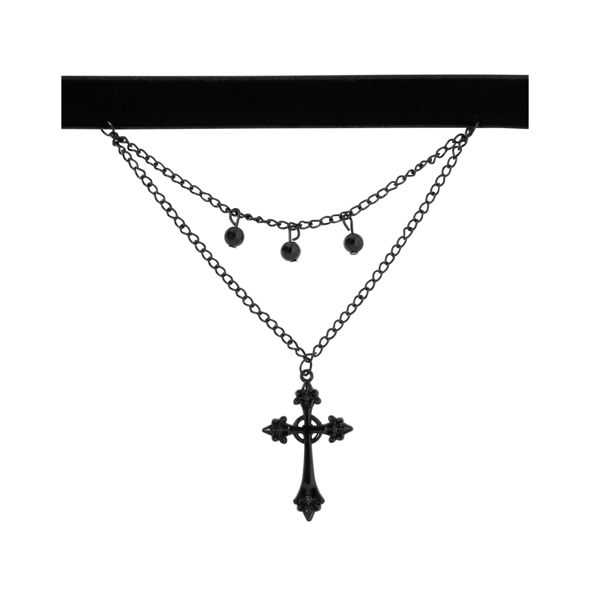 Kids Cross Chain Choker Necklace at Spirit Halloween