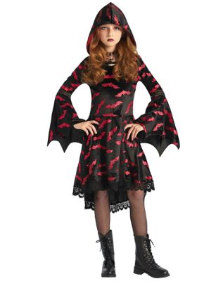 Kids Dark Vampire Dress Costume - Spirithalloween.com