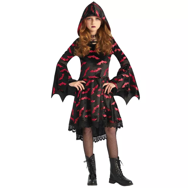 Kids Dark Vampire Dress Costume - Spirithalloween.com