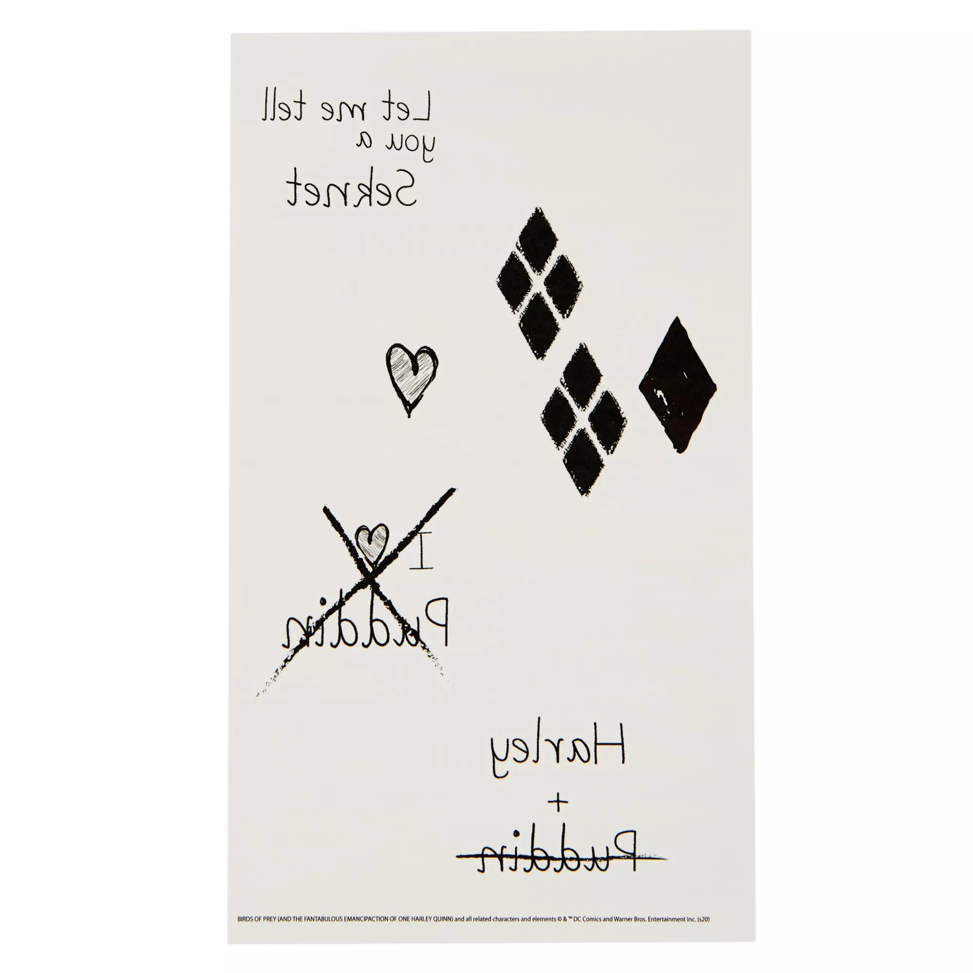 Harley Quinn Tattoo Set - The Suicide Squad at Spirit Halloween