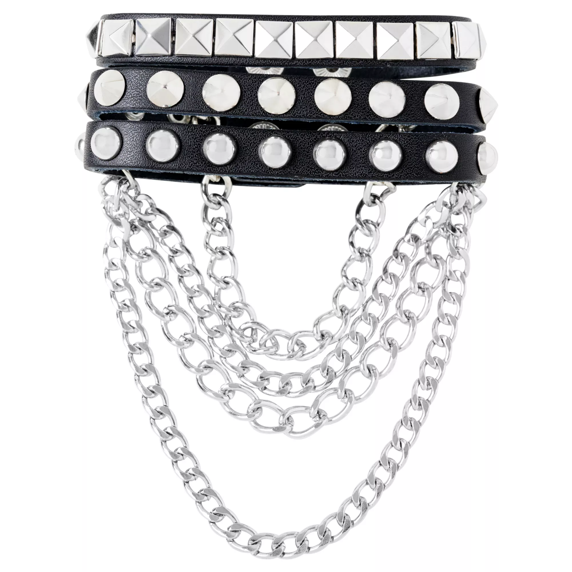 Studded Chain Punk Rock Bracelet at Spirit Halloween