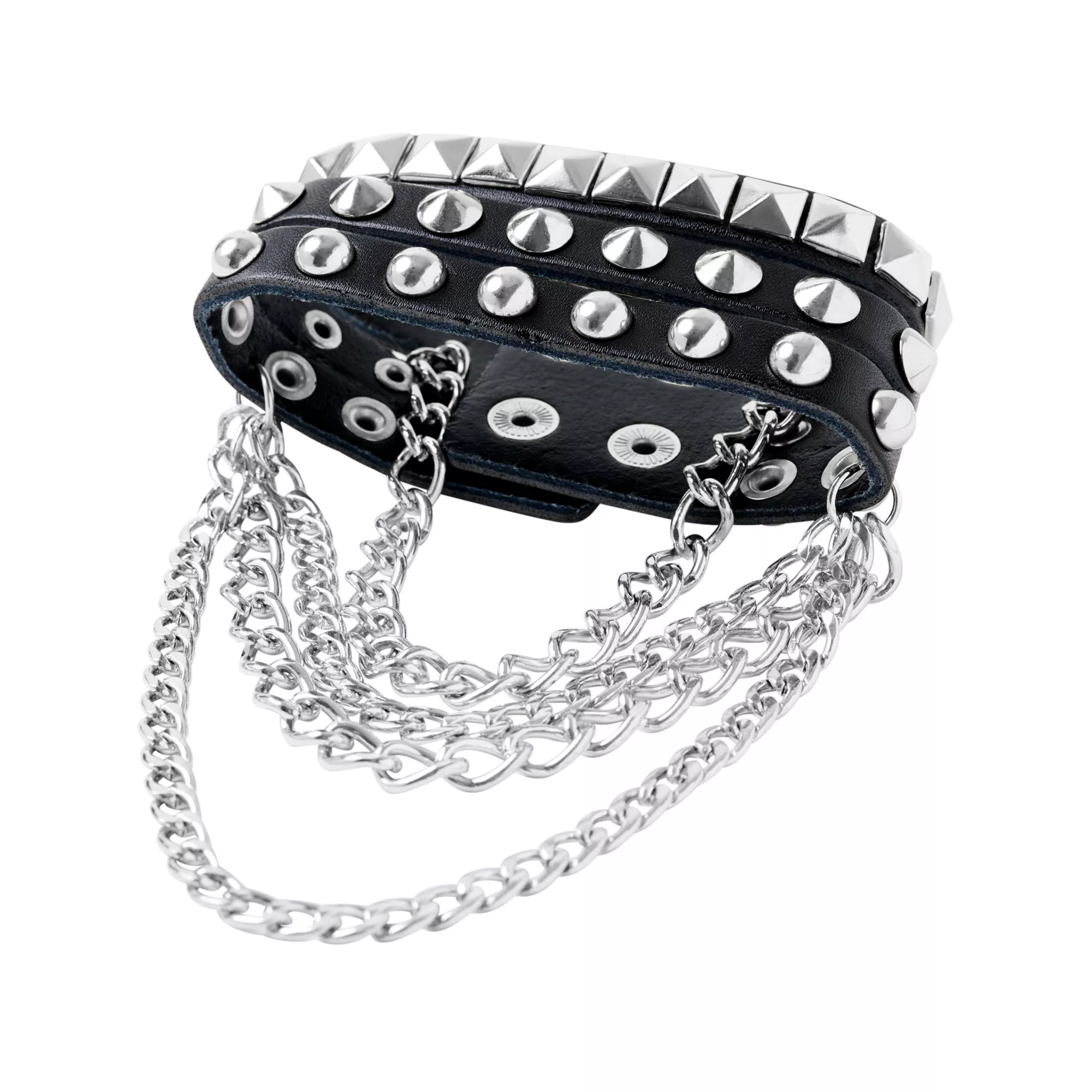 Studded Chain Punk Rock Bracelet at Spirit Halloween