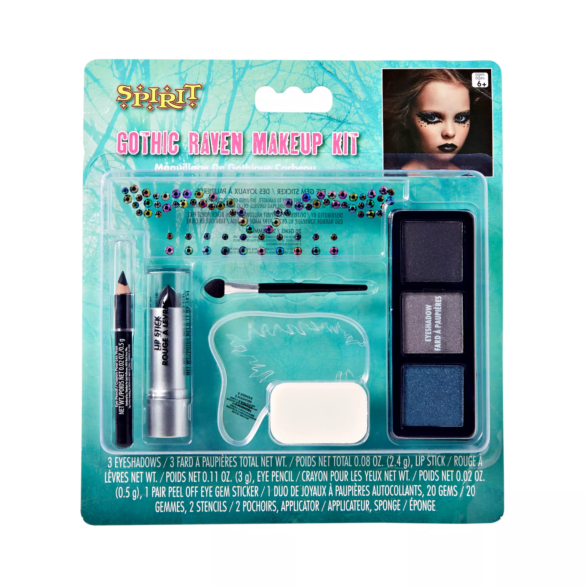 Gothic Raven Makeup Kit at Spirit Halloween
