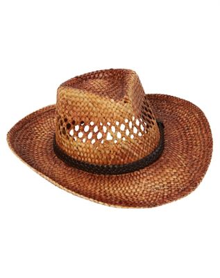 Red, White & Blue LED Cowboy Hat with Black Band