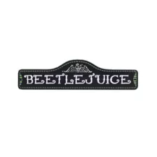 Beetlejuice Street Sign at Spencer's