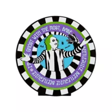 Round Beetlejuice Tabletop Sign at Spirit Halloween