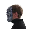 Light-Up EL Wire Wailing Spirit Half Mask at Spirit Halloween