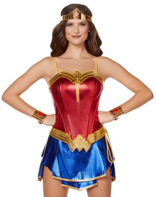 Wonder Woman Adult Long-Sleeved Dress