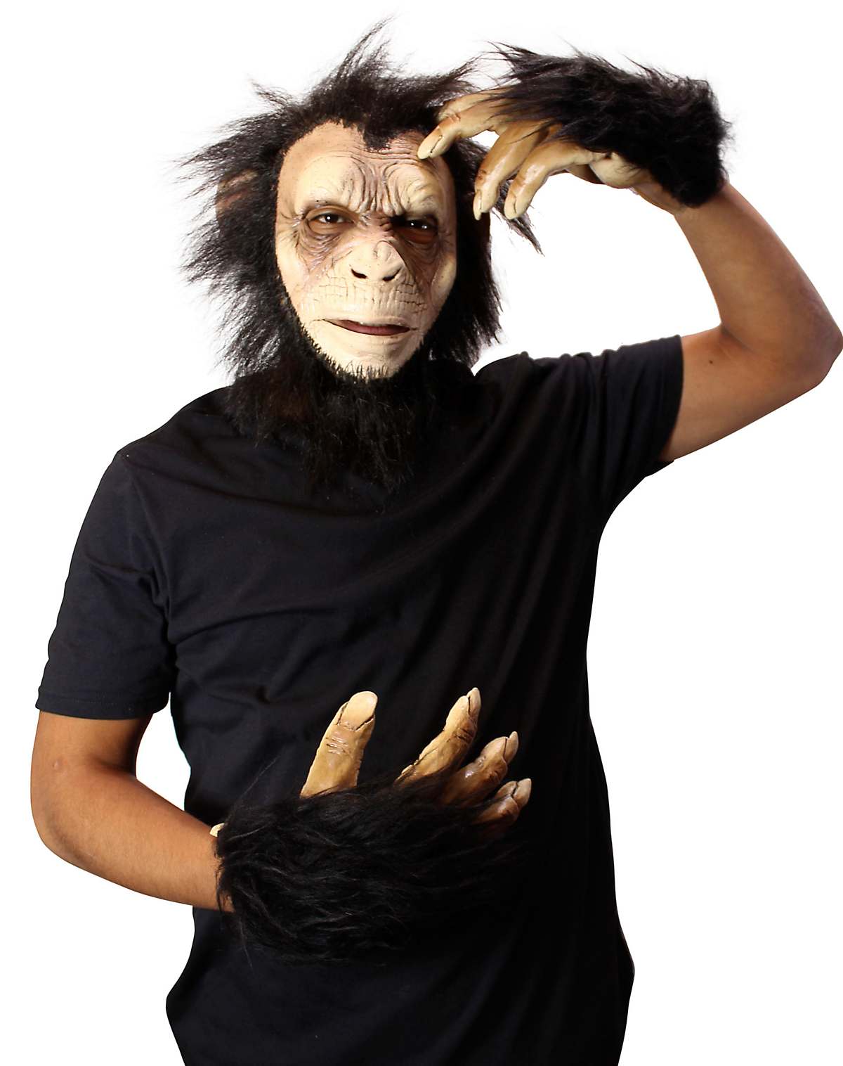 Chimp Half Mask with Hands