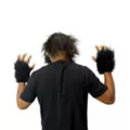 Chimp Half Mask with Hands at Spirit Halloween