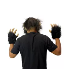 Chimp Half Mask with Hands at Spirit Halloween