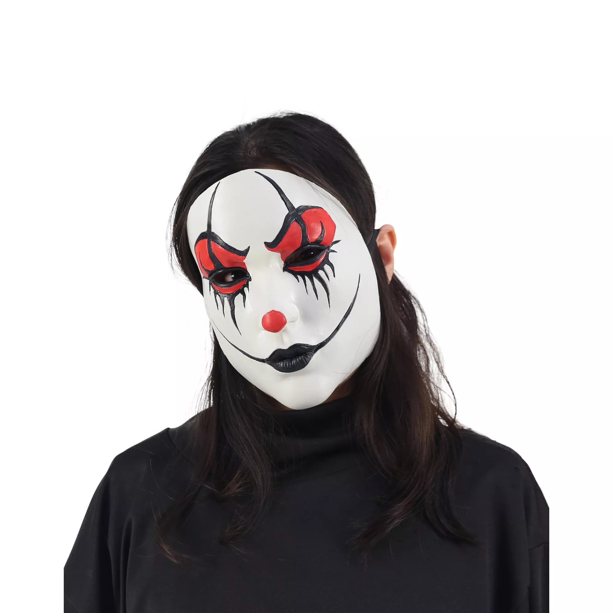 Female Clown Half Mask at Spencer's