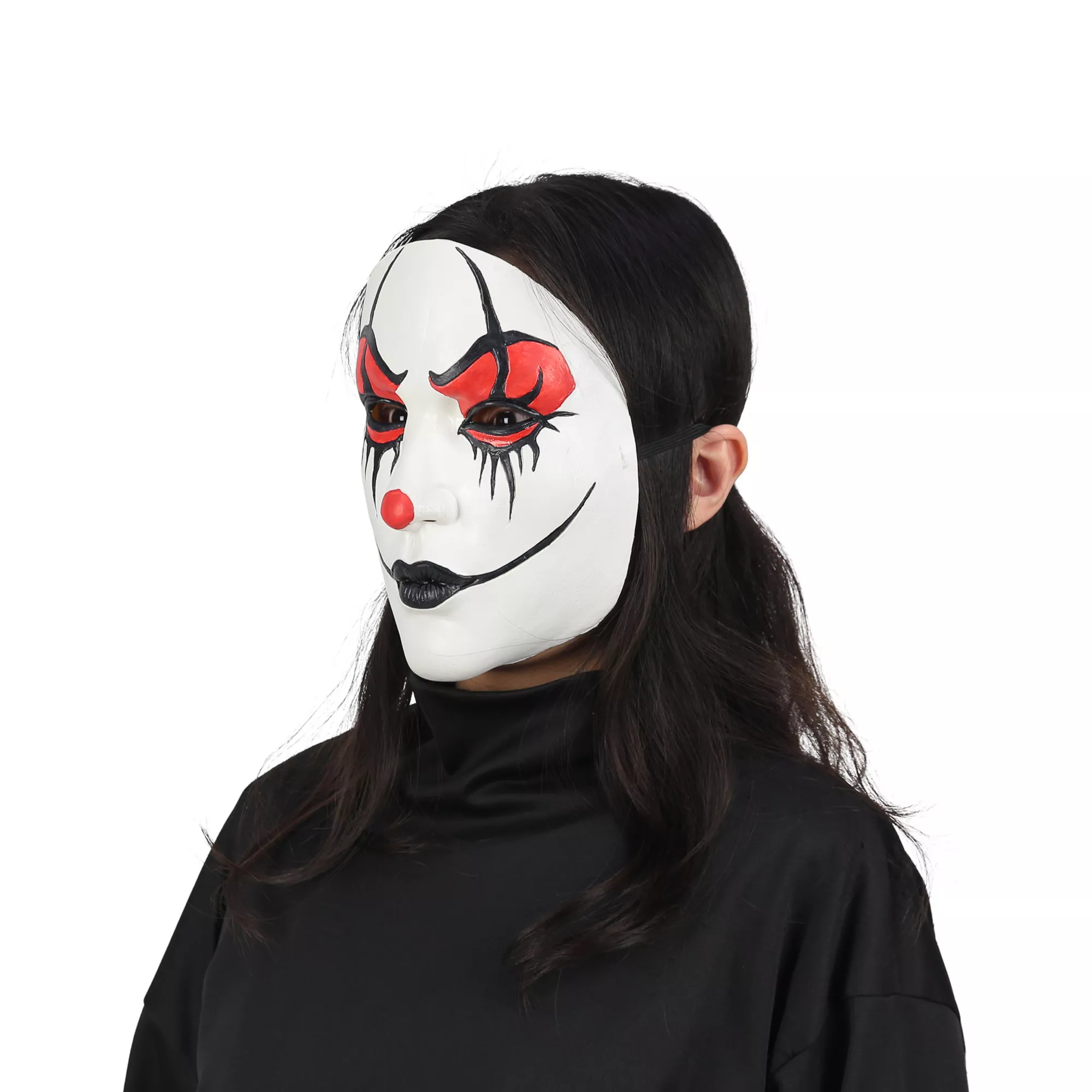 Female Clown Half Mask at Spencer's