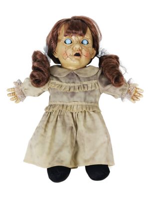 black haunted doll