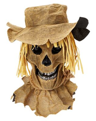 Light Up Scarecrow Door Knocker Decorations Spirithalloween Com