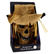 Light-Up Scarecrow Door Knocker - Decorations at Spencer's