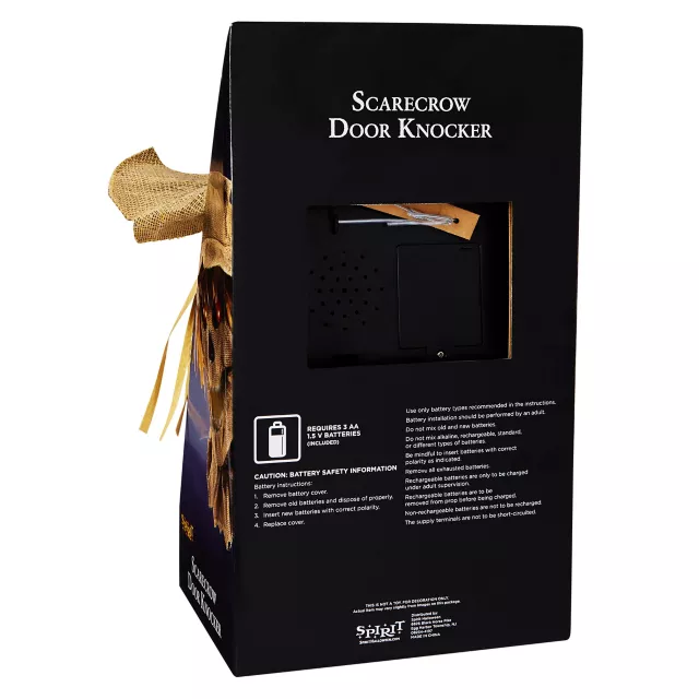 Light-Up Scarecrow Door Knocker - Decorations at Spencer's