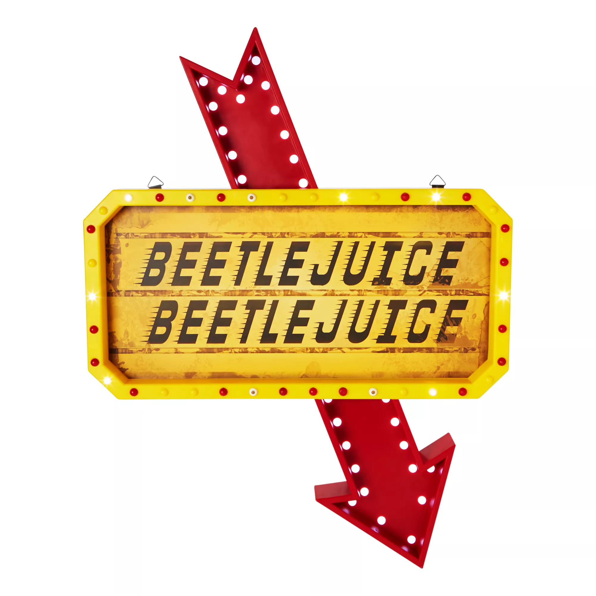 Light-Up LED Hanging Marquee Beetlejuice Sign at Spencer's