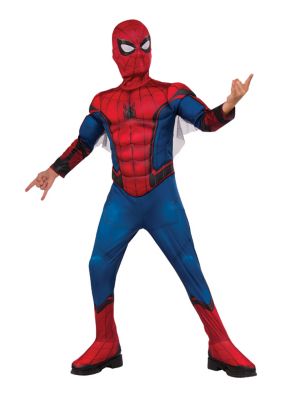 red and blue spiderman