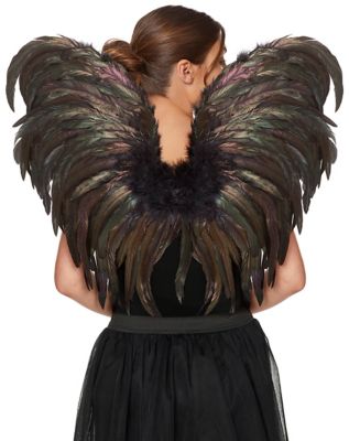 black fallen angel wings