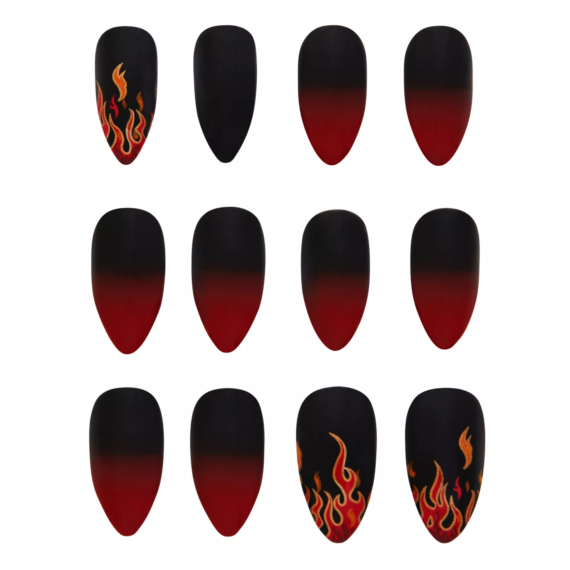 Devil Flame Press on Nails at Spirit Halloween