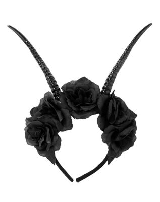 FLOWER ARROWS LONG SOCKS in black