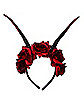 Devil Flower Headband