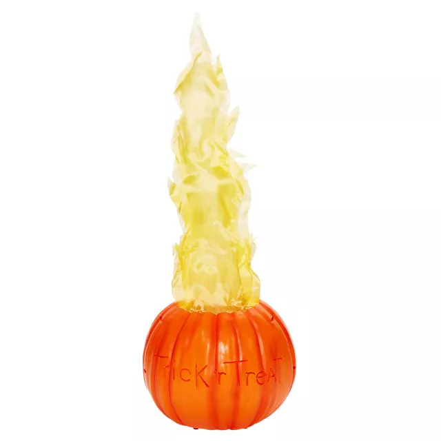Light-Up Flaming Pumpkin - Trick 'r Treat at Spirit Halloween