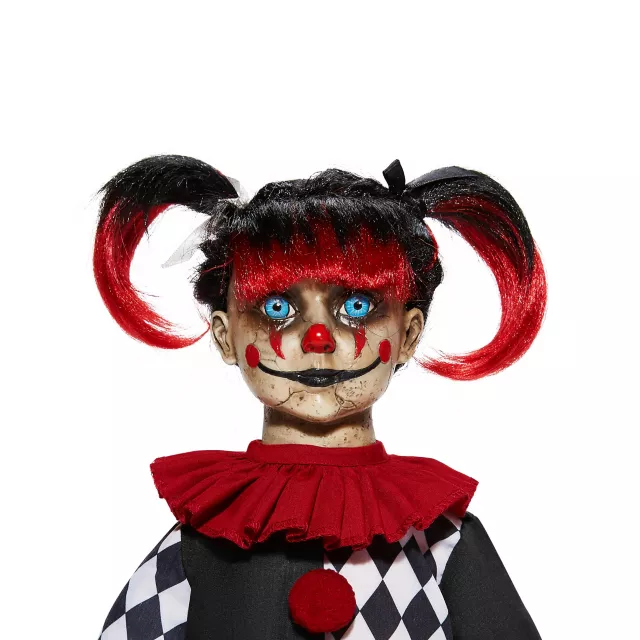 Spinning Head Harlequin Doll - Spirithalloween.com