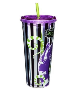 Beetlejuice Worm Tumbler 20 Oz Beetlejuice Spirithalloween Com